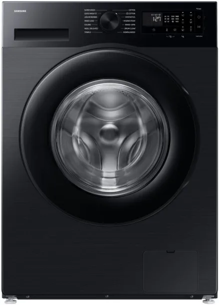 Samsung 9 kg Front Loader Washing Machine with Ecobubble, Steam and SmartThings WW90DG5U34BFA - Black