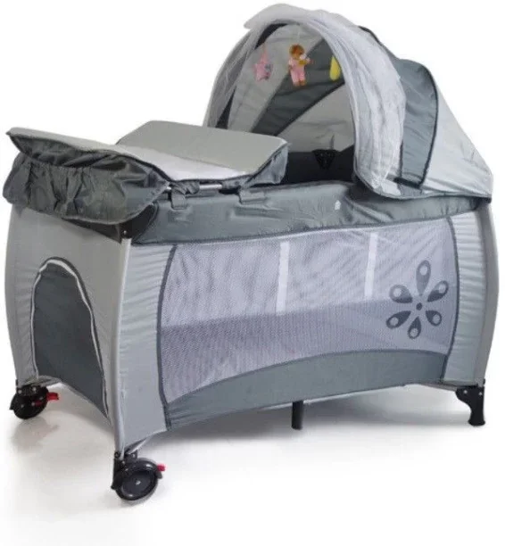 Baby Centre Travel Cot With Folding Mattress - baby cot Baby Carry Cot