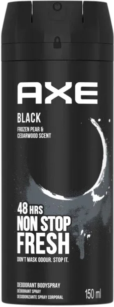 Axe Black Frozen Pear & Cedarwood 48 Hrs Nonstop Fresh Deodorant Spray - For Men