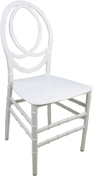 VIVIDITTO Phoenix Resin Chair 1pc Metal Stackable Chair