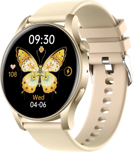 BezosMax KC88 Smart Watch with Sleep/Heart Rate Monitor for Android iPhone, 100+ Sport Modes Fitness AI Assistant Sport Tracker Smartwatch